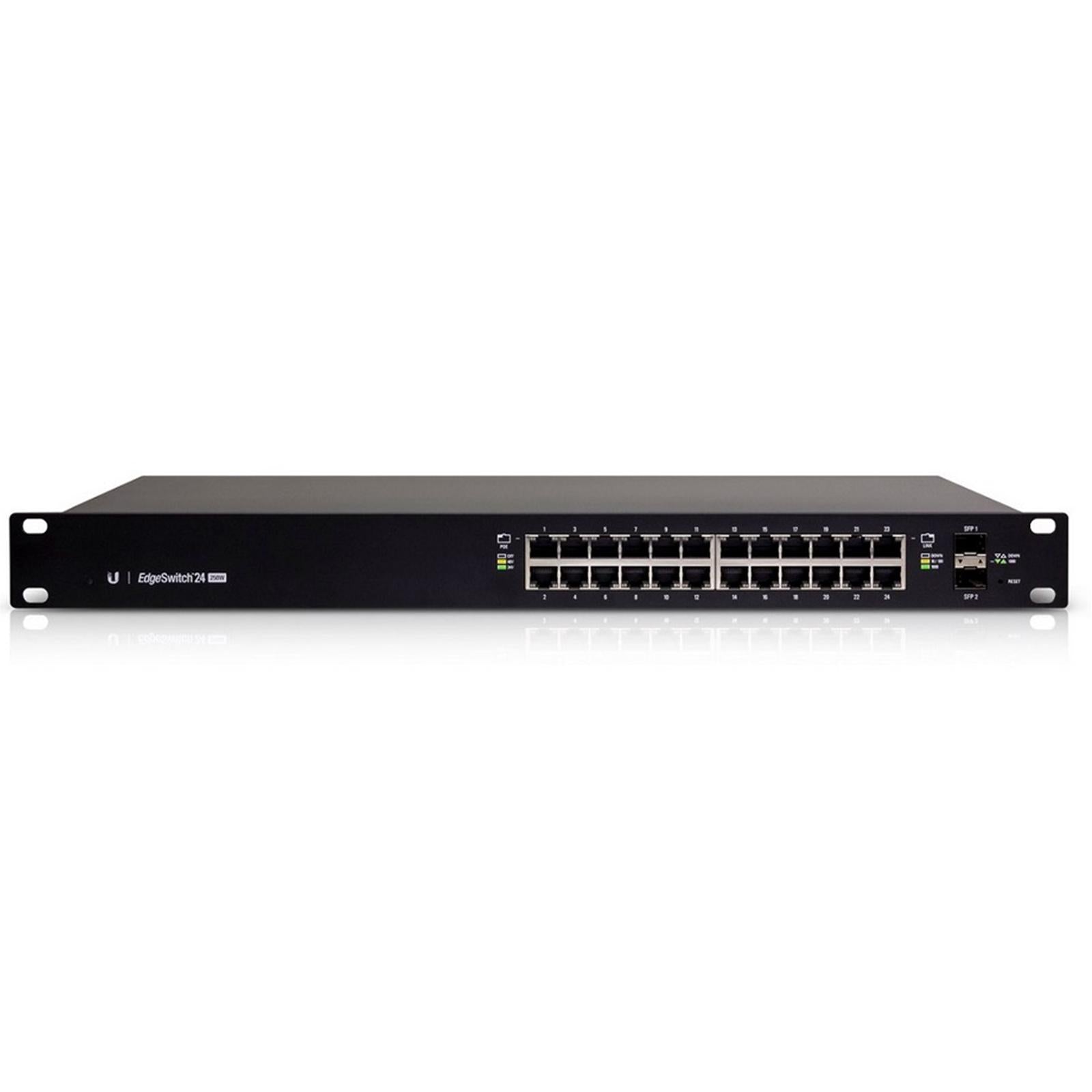 Ubiquiti ES-24-250W EdgeSwitch 24-Port Gigabit PoE+ Managed Switch Ubiquiti ES-24-250W EdgeSwitch 24-Port Gigabit PoE+ Managed Switch